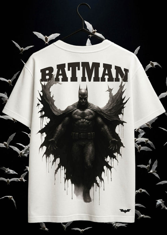 Unisex Nevo Batman Graphic Printed Oversized T-shirt