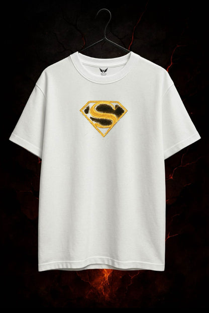 Unisex Nevo Superman Graphic Printed Oversized T-shirt